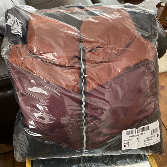 Brand New Sam Edelman Colorblock Puffer Coat - Picture 3 of 5